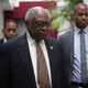 House Majority Whip Rep. James Clyburn (D-SC) arrives at a House Democrats meeting at the Capitol May 22, 2019 in Washington, DC.
